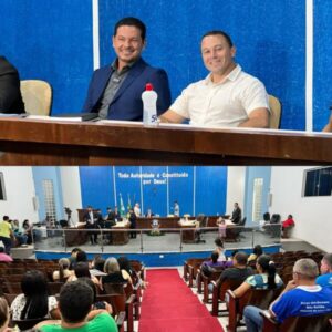 Prefeito Jayme Fonseca e vice Giliard participam da volta ao trabalho na Câmara Municipal de Carolina