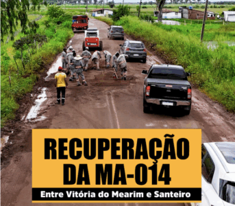 Governo segue trabalhando para melhorar trafegabilidade na MA-014, na Baixada Maranhense