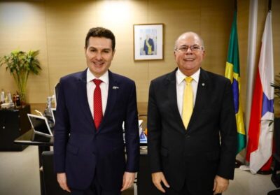 Em reunião com Jader Filho, ministro das cidades, Hildo Rocha, trata sobre habitação, pavimentação e saneamento em municípios do Maranhão