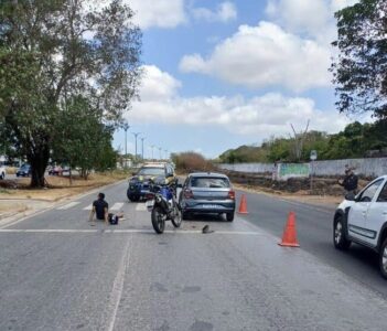 Motociclistas ficam gravemente feridos após acidentes na BR-135