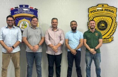 Na SEAP-MA, o prefeito Edilson discute com Secretário Murilo Andrade a pavimentação do Polo Cruzeiro
