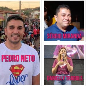 ELEIÇÕES 2024: Em São Roberto, Pedro Neto e Sérgio Miranda devem enfrentar a atual prefeita