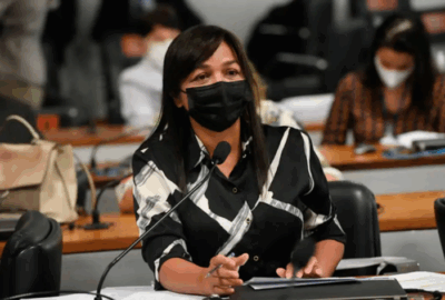 Na CCJ, Gama é a relatora da indicação de André Mendonça ao STF