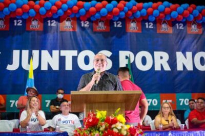 Em mega convenção, Samia Moreira e Eliezer tem nomes confirmados para reeleição em Santa Quitéria, com apoio do deputado Hildo Rocha