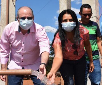 Em Sucupira do Norte, Hildo Rocha entrega sistema de abastecimento de água para população