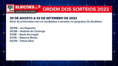 Entrevistas TV Guará – Senador e governador