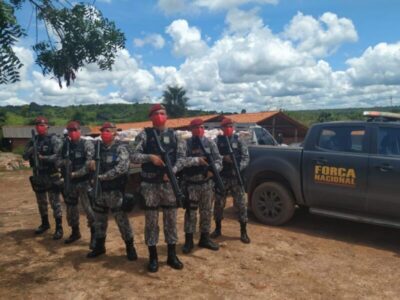 Força Nacional de Segurança realiza ações voluntárias na Reserva Indígena entre Barra do Coda e Grajaú, no Maranhão
