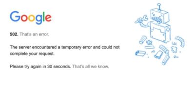 O dia em que a Google parou!