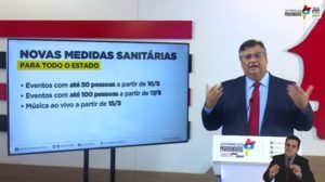 Flávio Dino libera eventos a partir de segunda-feira e música ao vivo para o dia 15 de maio