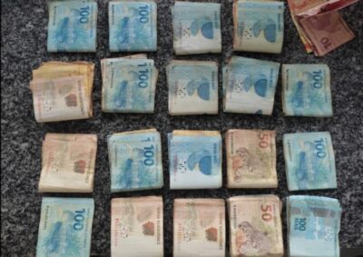 PRF apreende R$ 19 mil em abordagem na BR-230 em Balsas; ocupantes têm histórico criminal