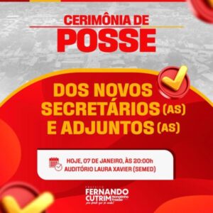 Pirapemas dá início ao novo mandato com cerimônia de posse de secretários municipais