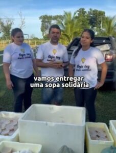 Ao invés de realizar grande aniversário, filha de ex prefeito de São Francisco do Maranhão realiza grande ação solidária para pessoas carentes