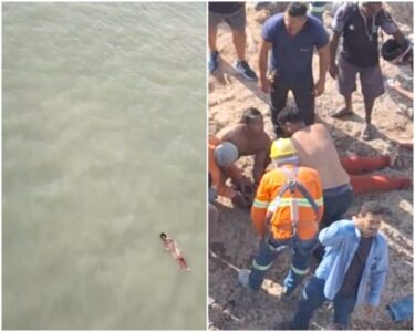 Jovem é resgatada com vida após se jogar da ponte do São Francisco, em São Luís