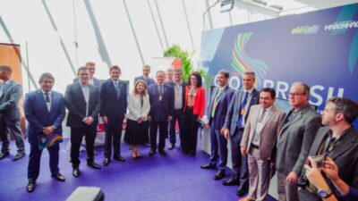 Ao lado de Brandão, Iracema Vale participa de reunião do Grupo de Trabalho de Economia Digital do G20