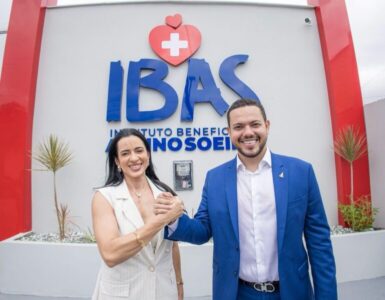 Ao lado de Audreia Noleto, Octávio Soeiro reabre os trabalhos do IBAS; instituto abriu as portas para São Luís nesta segunda-feira (24)