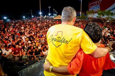 Festa da vitória de Rafael em Timon lota espaço do shopping Cocais
