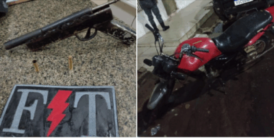 Itapecuru-Mirim/MA: Policiais Militares da Força Tática efetuam a detenção de dois homens por porte de arma de fogo