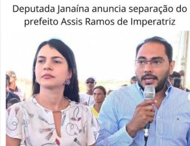 Em nota, deputada anuncia fim do casamento com o prefeito de Imperatriz…