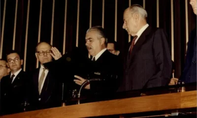 Há quarenta anos, Sarney assumia presidência da República com a redemocratização do Brasil