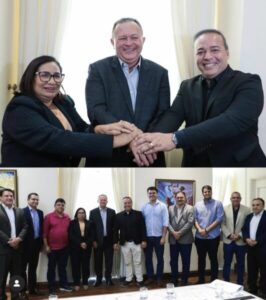 “Paço do Lumiar vai receber muitas intervenções. Brandão anunciou uma série de ações e investimentos e pediu união de todos,” destacou Fred Campos…