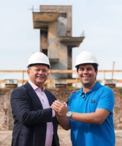 Fufuca e Brandão firmam parceria para reconstrução e ampliação do Complexo Aquático de SLZ