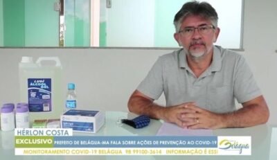 Gestão do prefeito Hérlon Costa do pequeno município de Belágua já recebeu mais de R$ 1 milhão para o Covid-19