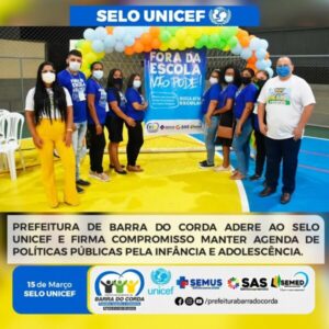 Gestão Rigo Teles em Barra do Corda adere ao selo UNICEF e firma compromisso para agenda de políticas públicas