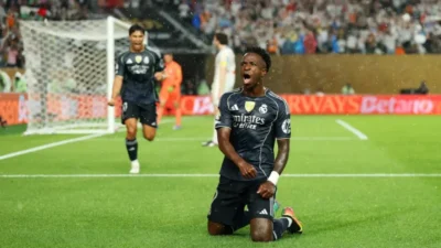 Com show de Vini Jr., Real Madrid vence o RB Salzburg e avança às oitavas do Mundial de Clubes