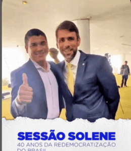 Gilson Lima participa da sessão solene que prestou homenagens ao ex-presidente José Sarney