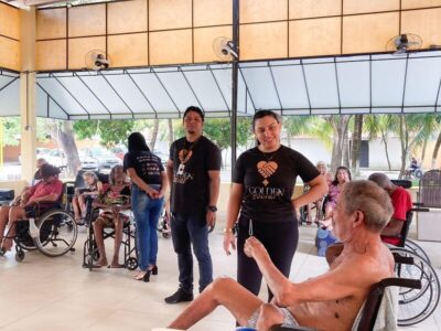 Golden Shopping Calhau promove ação social de Dia dos Pais na ILPI Solar do Outono