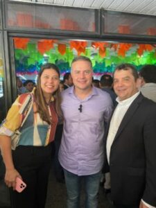 Hilton e Fernanda Gonçalo apresentam proposta de linha férrea de passageiros ao ministro dos Transportes…