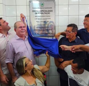Hildo Rocha e Aluísio Sousa inauguram moderníssimo centro de reabilitação em Açailândia