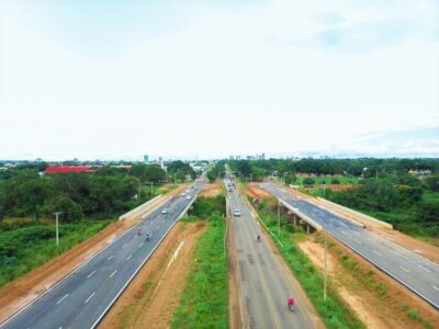 Hildo Rocha vistoria duplicação da BR-010, na área Urbana de Imperatriz