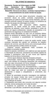Supervisor de enfermagem do Hospital Aquiles Lisboa extrapola todos os limites e vira alvo de denúncias por assédio moral