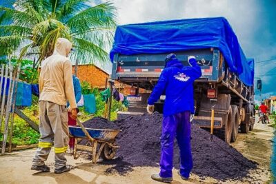 Tuntum: Prefeitura realiza trabalho de recuperação de vias do Município