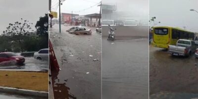 Terça-feira de chuva na Grande São Luís: ruas e avenidas ficam alagadas
