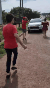 Primos escaparam de queda de ponte ao parar carro em acostamento