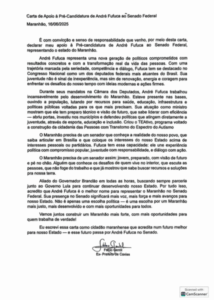 Belezinha e Fábio Gentil anunciam apoio a Fufuca para o Senado em 2026