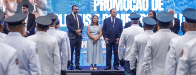 Iracema destaca trabalho da PM e Bombeiros em ato de promoção de militares