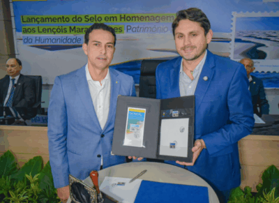 Lençóis Maranhenses estampam nova tiragem de selos dos Correios