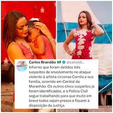 Justiça! Três suspeitos no assalto ao circo e estupro a artista circense Camila foram presos nesta quinta-feira (28)