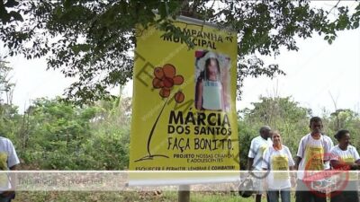 Hoje é o Dia Municipal de Combate ao Abuso e à Exploração Sexual de Crianças e Adolescentes em Codó em homenagem à menina MÁRCIA DOS SANTOS que foi degolada e esquartejada