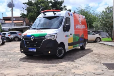 Fred Campos e Mariana Brandão recebem ambulância novinha para a…