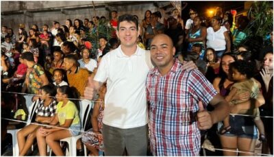 Alex Paiva aparece ao lado de Fernando Braide no Alto da Esperança