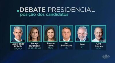Debate na Band: Lula confirma participação; Bolsonaro diz que “deve estar”