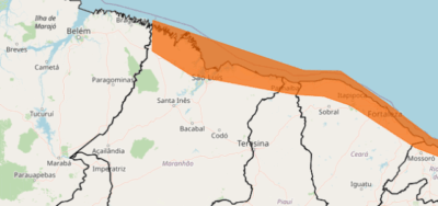 INMET emite alerta de chuvas intensas para Pinheiro e mais 42 cidades do Maranhão