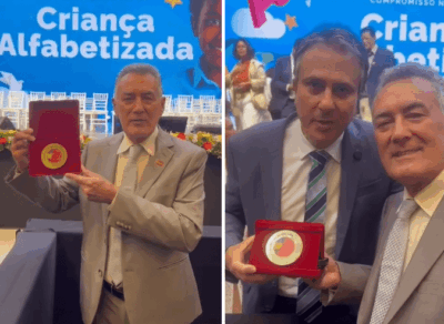 Em Brasília, prefeito Carrinho recebe premiação do Ministério da Educação por alfabetização de crianças de Viana