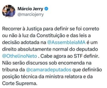 “Discursos de encomenda”; Márcio Jerry critica colegas de bancada…