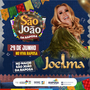 Empresa responsável pelo show de Joelma na Raposa desmente fake news. Apresentação da artista custará apenas R$ 160 mil