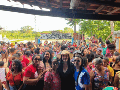 Prefeita Fabiana Mendes promove 1ª Tardezinha Solidária em Presidente Vargas/MA